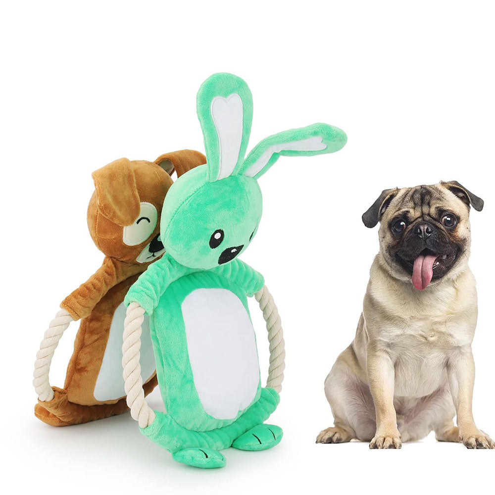 Dog Chew Toys Plush Dog Toy for Large Medium Small Dog Stuffed Dog Toys for Aggressive Chewer Durable Chewing Toys for Puppy Breed