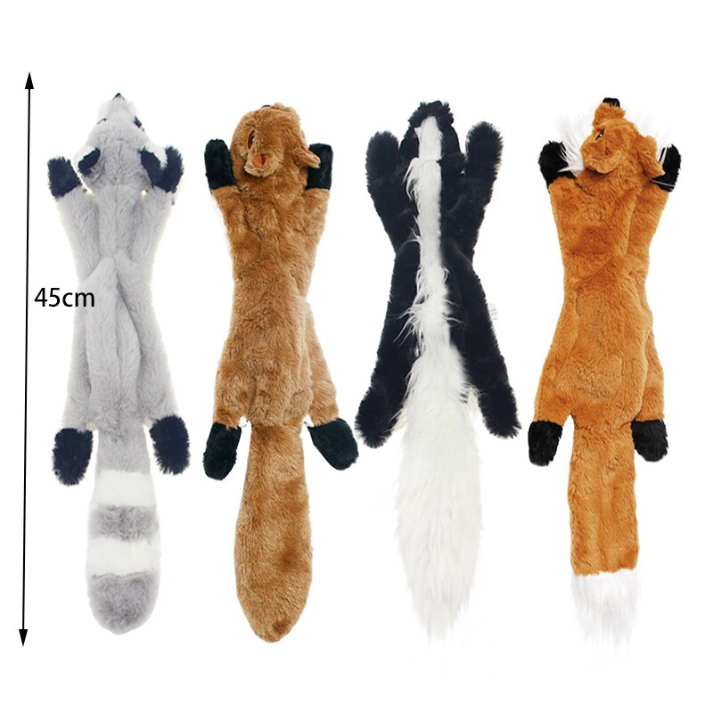 Latest Squeaky Plush Dog Toys Pack for Puppy, 3 Pack Durable Stuffed Animal Plush Chew Toys with Squeakers, Cute Soft Dog Toys for Teeth Cleaning, for Small Medium Large Dogs