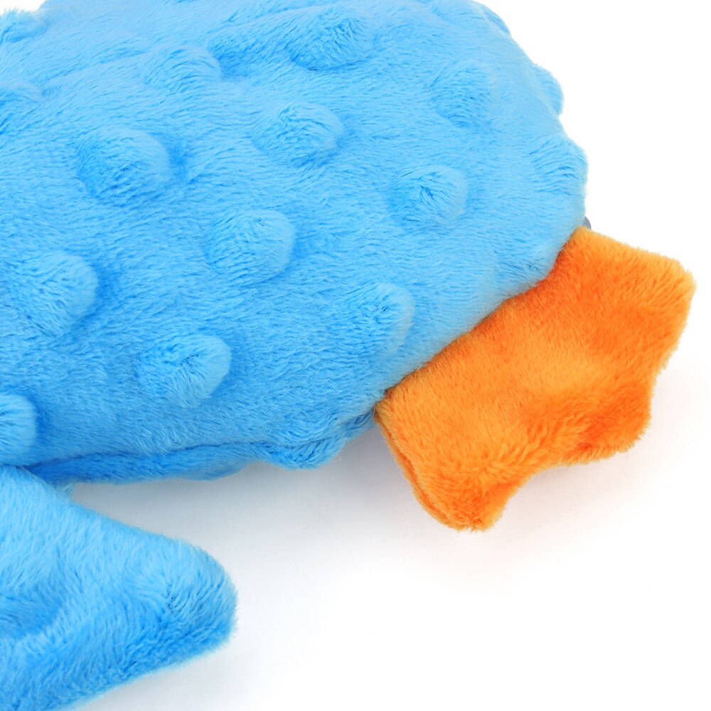 Plush Squeaky Duck Dog Toy - Soft Stuffed Cute Duck, Best Birthday Gift Interactive Filled Chew Toys for Small Medium Large Dogs Puppy Biting Training Teething