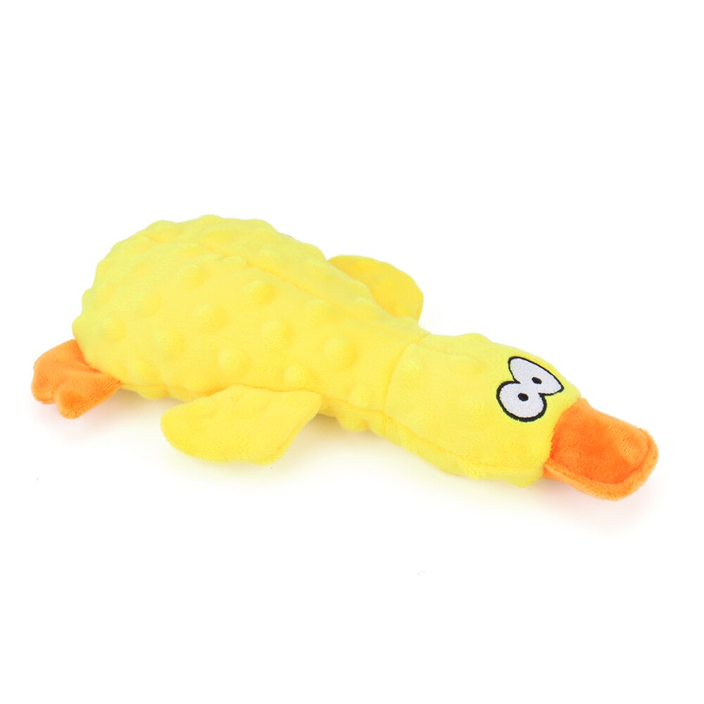 Plush Squeaky Duck Dog Toy - Soft Stuffed Cute Duck, Best Birthday Gift Interactive Filled Chew Toys for Small Medium Large Dogs Puppy Biting Training Teething