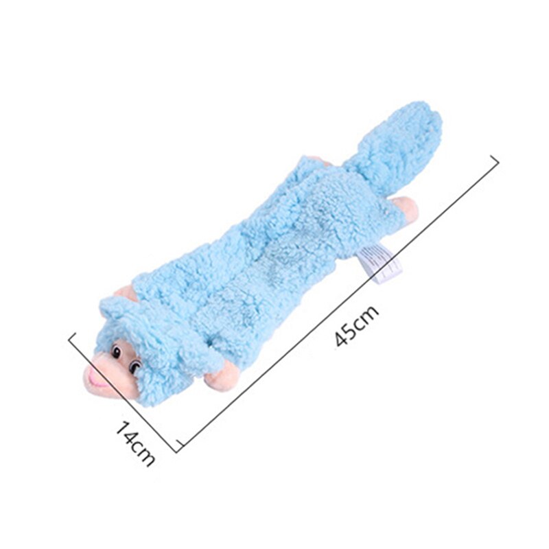 Dog Squeaky Toys, No Stuffing Plush Dogs Chew Toy for Small Medium Large Breed Chewers, Stuffless Squeak Cute Animal Tough Durable Puppy Teething Chewing Fabric Interactive Pet Birthday Gifts